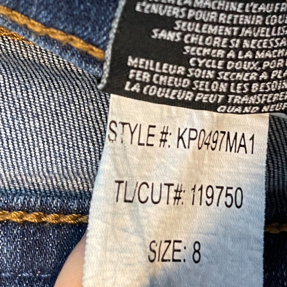 Kut from the Kloth Women Diana Fab Ab Skinny Jean 8 Mid Rise Stretch Dark Wash - Picture 11 of 11